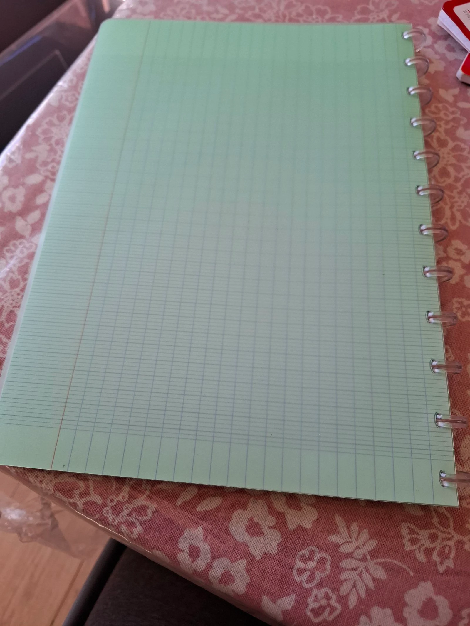 Classeur avec feuille 
